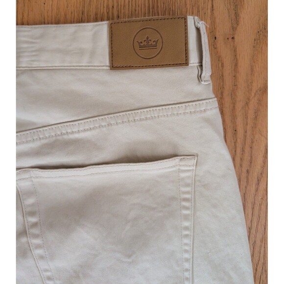 Peter Millar 5-Pocket Pants Men 33 x 33 Beige Khaki Stretch Ultimate Sateen - Picture 10 of 13